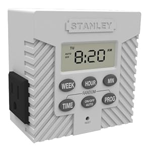 Stanley 31200 TimerMax Weekly Grounded 1-Outlet Weekly Digital Timer