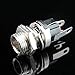 uxcell 5 Pcs 5.5mmx2.1mm DC Power Jack Socket Female Panel Mount Connector