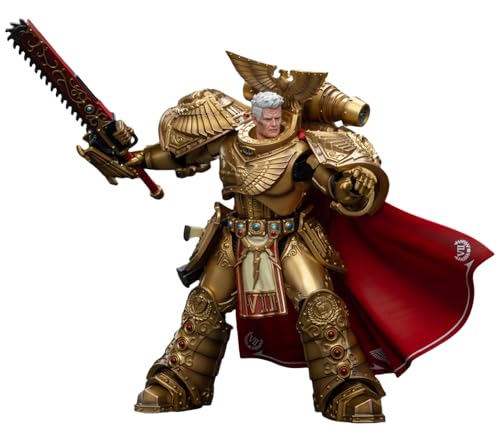 HiPlay JoyToy Warhammer 40K The Horus Heresy Collectible Figure: Imperial Fists Rogal Dorn, Primarch of The Vllth Legion 1:18 Scale Action Figures JT8865