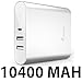 i-Blason Aero 10400 mAh Dual Port Ultra Compact External Battery Portable USB Charger Power Bank - Intelli-ChargeTM Wide Compatibility, Fast Charging, High Capacity (Silver)