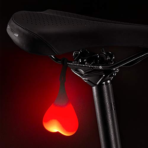 Ponnky Bike Tail Light,Creative Bike Balls,Back Tail Light with Waterproof Design,Warning Night Cycling Safety,LED Bicycle Tail Light,Easy to Mount(Red)