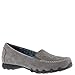 Skechers Women's Bikers Pedestrian Memory Foam Slip-On Moccasin,9 M US,Charcoal Expressway