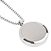 Essential Oil Diffuser Necklace Strong Stainless Silver– Holiday Gift 24’’ Chain and 6 Colored Pads to Match Jewelry to Your Outfit!- Best Natural Relaxation and Stress Reduction On The Move