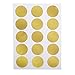 Gold Wall Decal Dots (218 Decals including free 8 Hearts),Removable Gold Wall Decor -Window Decals 2