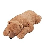 Wind & Weather AC3941-BRN Super-Soft Big Bear Hug Body Pillow with Real 36