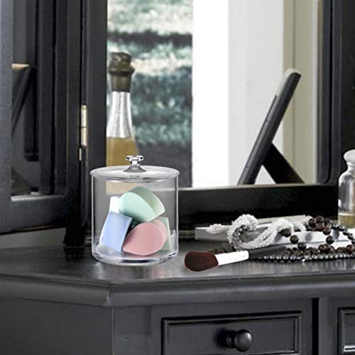 3 Apothecary+Bathroom+Organizer+Canister+Cosmetic