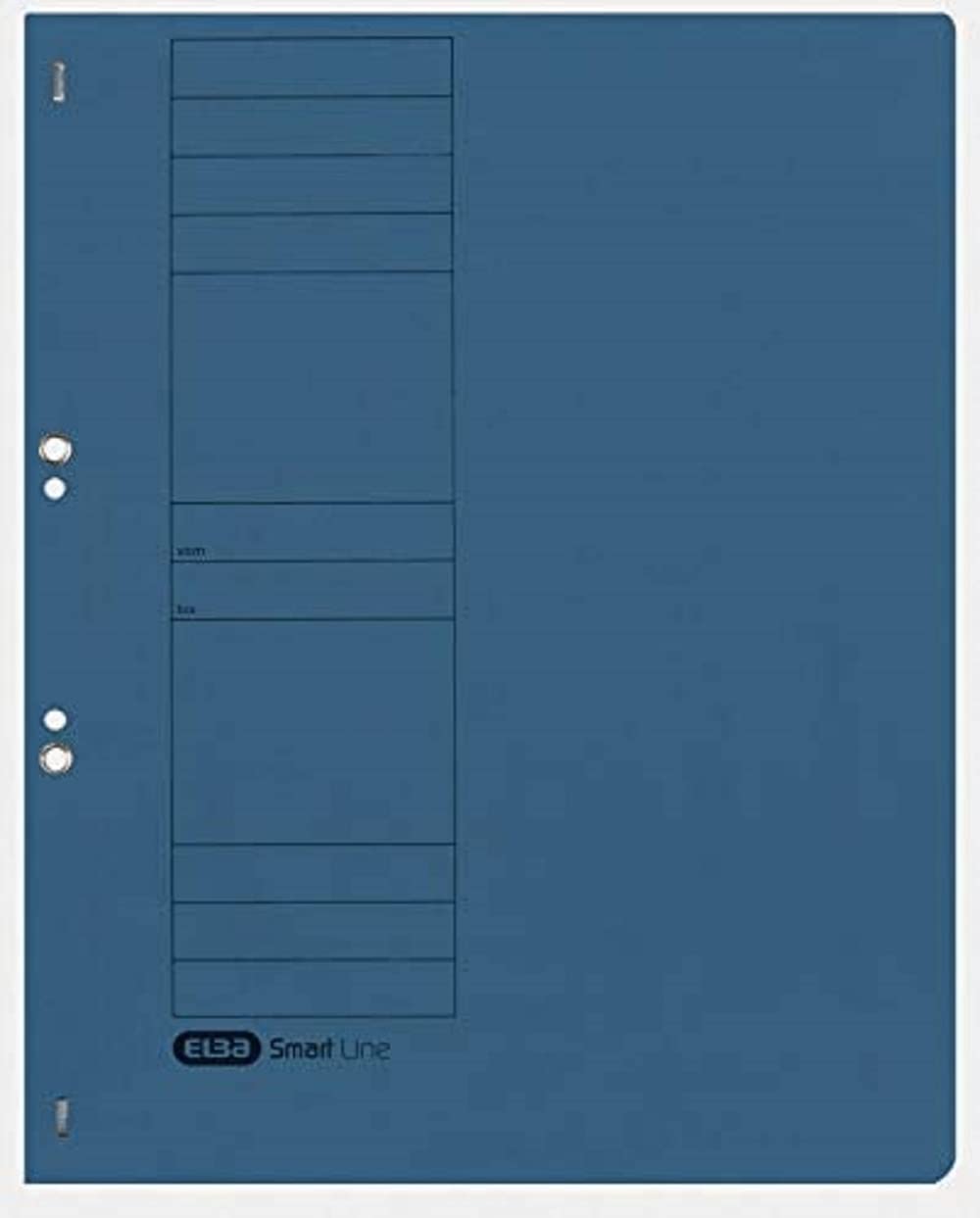 Elba 21450BL Attachable File for Commercial or Official Filing 250 g/sq. m Manila Cardboard for 200 DIN A4 Sheet, Full Front Cover 50 Pieces Blue