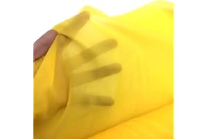 ETPUVIUMBE Silk Screen Printing Mesh, Size 50inchx1Yard, 100/110/120/140/160/180/200/250/300Mesh, White Yellow for Screen Printing Machine Equipment Accessories, Filter Painting, Polyester (200M/80T Yellow)