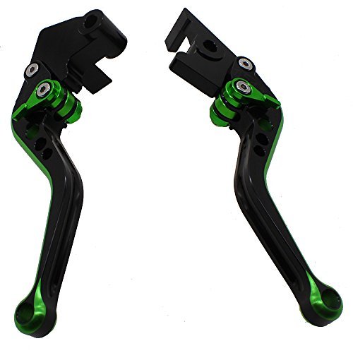 FXCNC Racing Short Billet Adjustable Motorcycle Double Colors Brake Clutch Lever set Pair fit for KAWASAKI VERSYS 1000 15-18,VERSYS (650cc) 15-18,NINJA 650R/ER-6F Z650 Z900 17-18 - Thumbnail 3