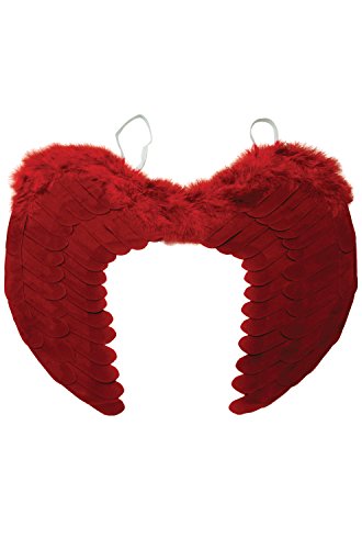 Forum Novelties 23-Inch Non-Feathered Wings (Red)-
