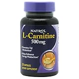 NATROL L-CARNITINE 500MG, 30 CAP