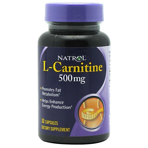NATROL L-CARNITINE 500MG, 30 CAP