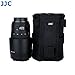 JJC 10x18cm Water-Resistant Protective Deluxe Lens Pouch Bag for Canon EF 70-300mm f/4-5.6 IS II USM Lens, Fits Lens Storage With ET-74B / LH-74B Lens Hood Reversed On