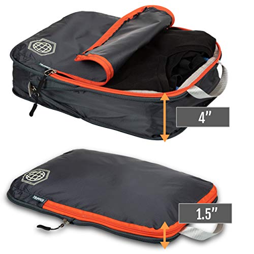 Compression Packing Cubes for Travel Luggage and Backpack Organizer