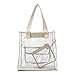 Clear Bag Set Tote and Pouch Combo - 12