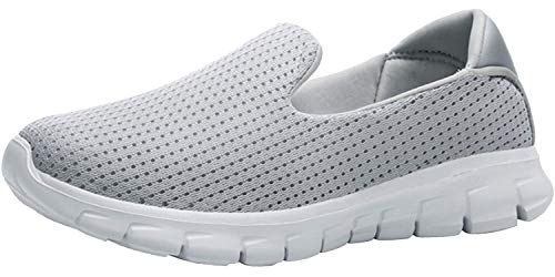 MOREMOO Women's Breathable Mesh Slip On Loafer Running Sneak