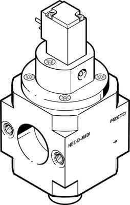 Festo 172963 Valve, Model HEE-D-MAXI-110