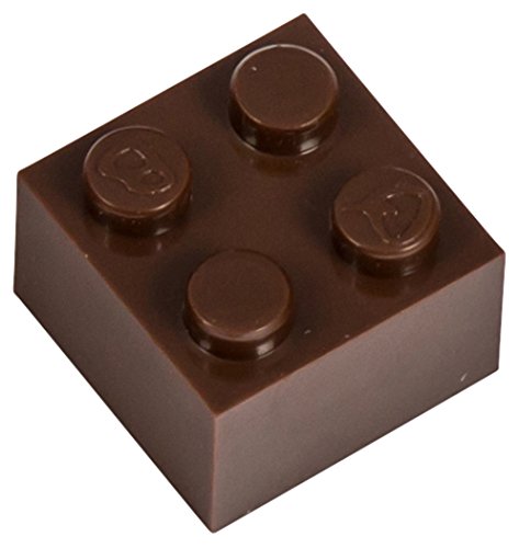 Q-Bricks 2 x 2-Stud Building Blocks Loose Pack (500-Piece, Nut)