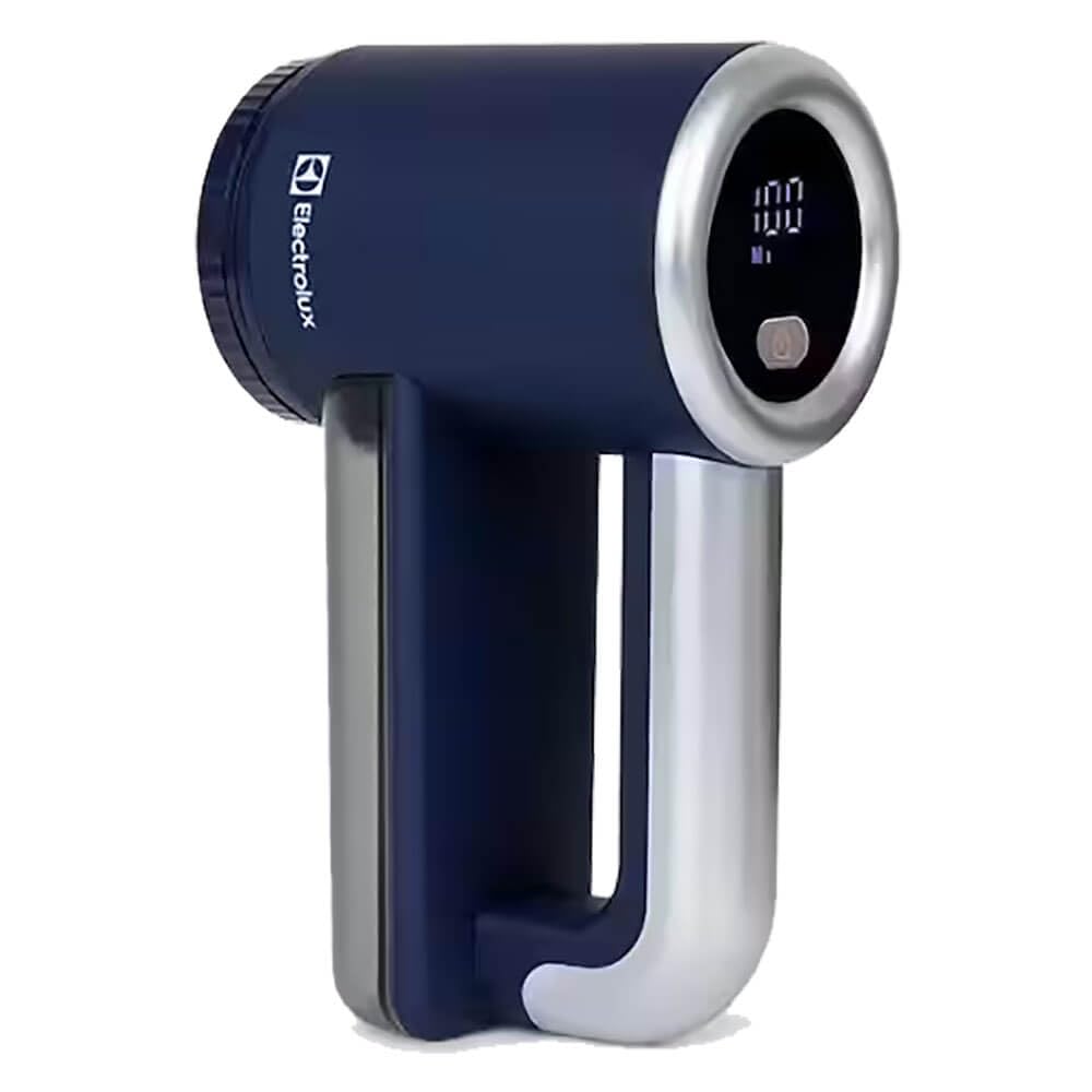 Electrolux Rechargeable Fabric Shaver | 3-Speed Lint Remover for Clothes & Furniture | Eliminates Fuzz & Pilling | Electric Lint Shaver with LED Display & Type-C Fast Charging Port - Blue