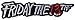FRIDAY THE 13th Movie Name Logo 4