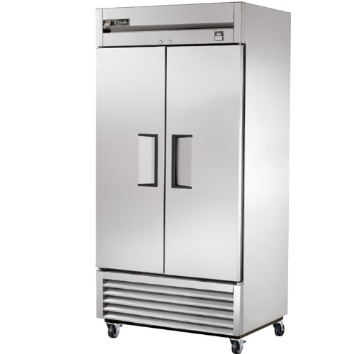 True Reach-In 2-Section Solid Swing Door 35 Cu Ft Freezer