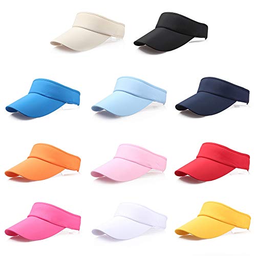 image for Provone Elastic Sun Hat Visors Hat Outdoor Visor Length Short Hollow C