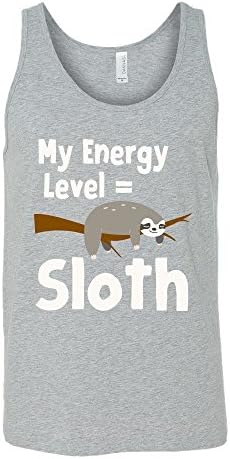 Lazy Sloth No Energy Fun Animal Unisex Tank Top