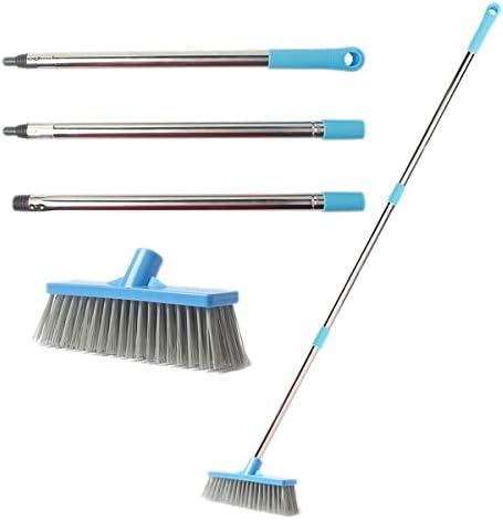 Ukeenor浴室掃除用ブラシ 清掃用品 デッキブラシ 長さ調節可能 ベランダ 玄関の