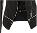 Fanala Women's Faux Leather Zip Up Everyday Bomber Biker Jacket Coat
