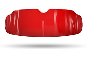 IMPACT CUSTOM MOUTHGUARD Impact Quick-Fit All Sports Mouthguard Boxing, MMA, Lacrosse, Football, Hockey, Basketball, Jiu-Jitsu, and More, Breathable Mouthguard for Adults, Red