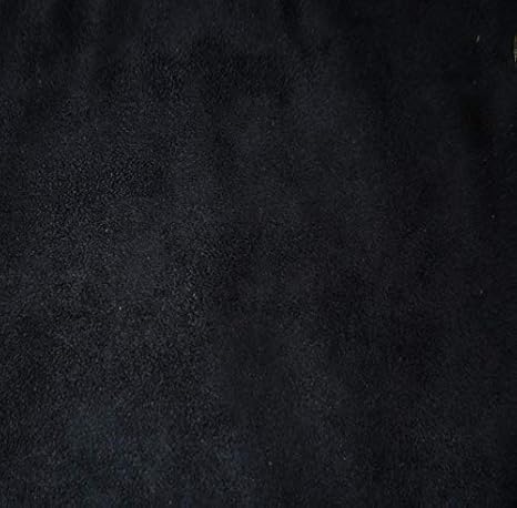 black leather suede
