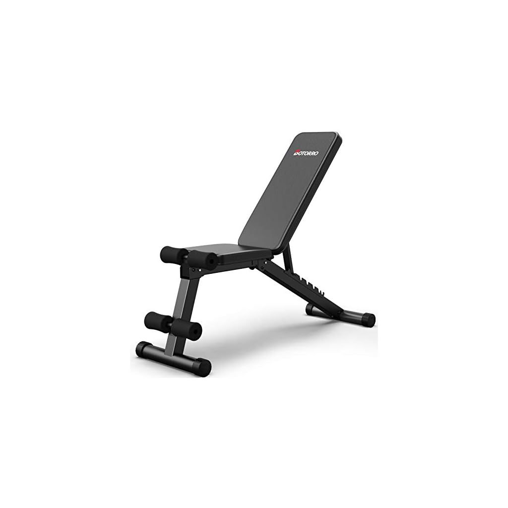BOTORRO Adjustable Weight Bench Strength Training Foldable BOTORRO Adjustable Weight Bench Strength Training Foldable