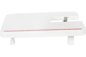 Baoblaze Portable Table Extension Comfortable Large Sewing Table for Singer 4411 4423 4432 5511 5523 Sewing Machine, White