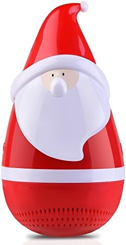YINGTAI Portable Wireless Rechargeable Toy Speaker ,Christmas Bluetooth Speakers,with LED Light, Rich Bass,umbler Santa Claus Gifts-Merry Christmas Presents for kids