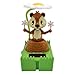 Flameer Solar Power Dancing Squirrel Weaving Hands Figure Statue Animal Model Figurine Kid Educational Toy Gift Home Decor