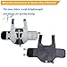 AOFITEE Dog Life Jacket, Shark Dog Life Vest for Swimming Boating, High Flotation Pet Lifesaver with Rescue Handle, Reflective French Bulldog Lifejacket, Life Jackets for Small Medium Large Dogs, M
