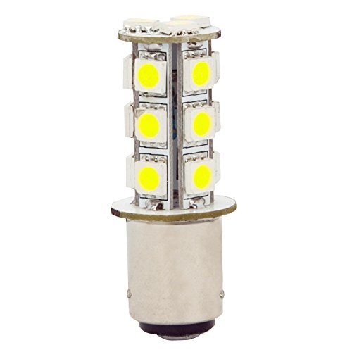 HERO-LED MB-1157-18T-CW Marine/Boat LED Navigation Light Replacement Bulb, #1157, Cool White, DC10-30V, 5-Pack