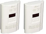 Kidde KN-COEG-3 Nighthawk Plug-in Carbon Monoxide and Explosive Gas Alarm with Battery Backup (Pack of 2), 2 Pound