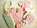 LILIAO Cookie Cutters Set Baby Shower - 7 Piece - Onesies, Bib, Rattle, Feeding Bottle, Baby Carriage, Rocking Horse Elephant - Stainless Steel