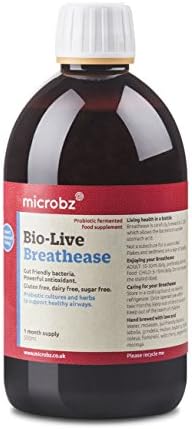 BIO-Live BREATHEASE - Multi Strain Liquid PROBIOTIC 500ml - Fermented with Herbs and Minerals