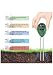 TKSmart 3-in-1Soil Test Kit | Gardening Tool | Tests Acidity, Light & Moisture | Soil Tester | Soil pH Meter | Home, Garden, Lawn, Farm | Plants, Herbs, Vegetables | Indoor/Outdoor | Battery Free