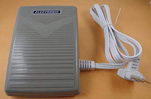 Sew-link Foot Control Pedal 3 Prong Cord for Janome 1600P, 1600P-DB, 1600P-DBX, 1600P-QC, 2200, 4123, 6125QC, 625E Sewist 7325 Magnolia