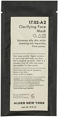 Alder New York Clarifying Face Mask- Gently Deep Cleans & Controls Oil