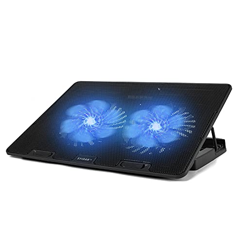 Laptop Cooling Pad UltraSlim Portable Design with Dual Fan Cooling for