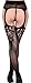 The victory of cupid Womens Fishnet Tights Suspender Pantyhose Thigh-High Stockings Black Waisted Pantyhose (one Size, 3-Pairs-03)