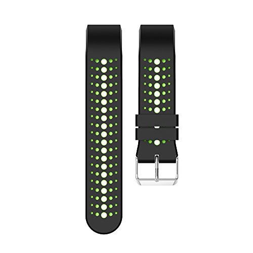 MoreToys Silicone Adjustable Replacement Accessory Sport Watch Band Wrist Strap Bracelet for Fitbit Charge 2 Fitness Wristband (A)