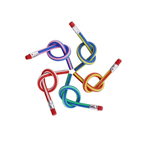 Newbested 50Pcs Magic Bendy Flexible Soft Pencil With Eraser For Kids Drawing Writing School Study Gift - Thumbnail 4