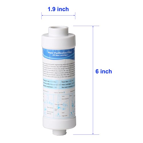 Hibbent Bidet T adapter and Bidet Filter for Bidet Seat and Bidets