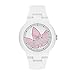 adidas Women's 'Aberdeen' Quartz Plastic and Silicone Casual Watch, Color:White (Model: ADH3143)
