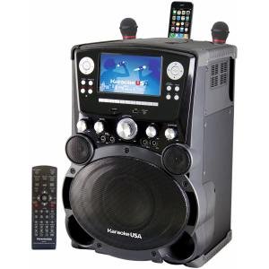 Karaoke USA GP975 Professional DVD/CD+g/Mp3+g Karaoke System with 7" Color TFT Display & Recording